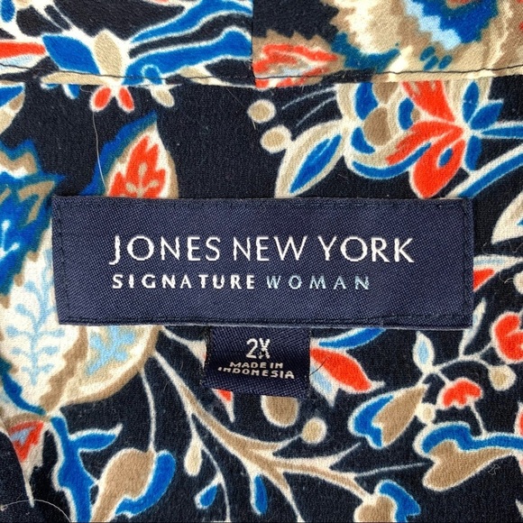 𝅺Jones New York Sleeveless Crossover size 2X - Picture 2 of 8